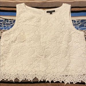 White lace blouse